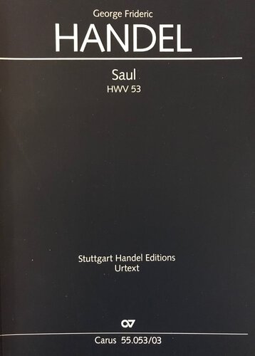 Handel: Saul (pianouittreksel) prijs:  € 36,40